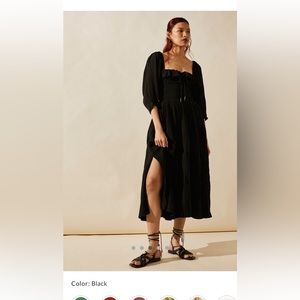 Oasis midi dress black wear only once
